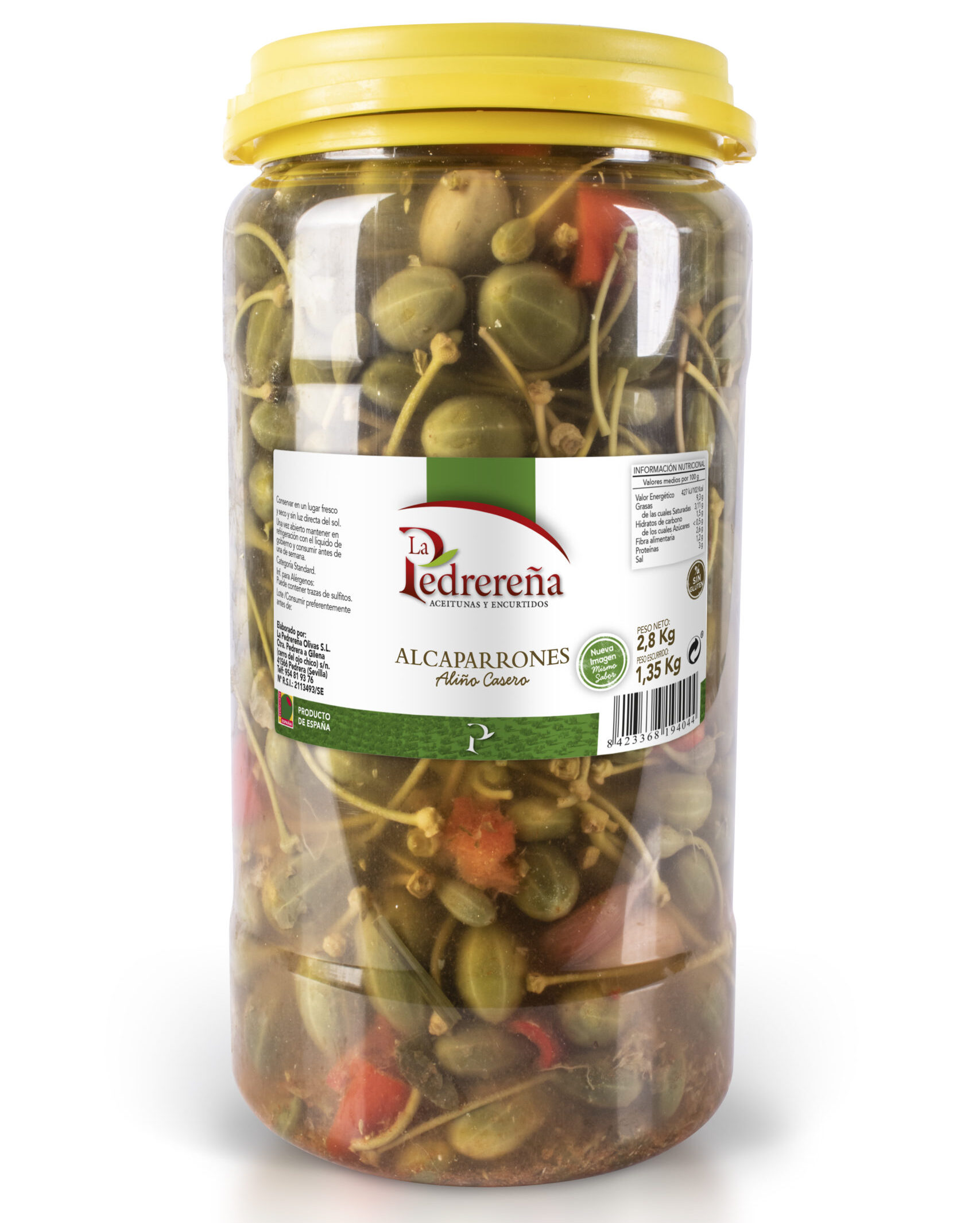 Alcaparrones Aliño Casero - Garrafa 1,7Kg