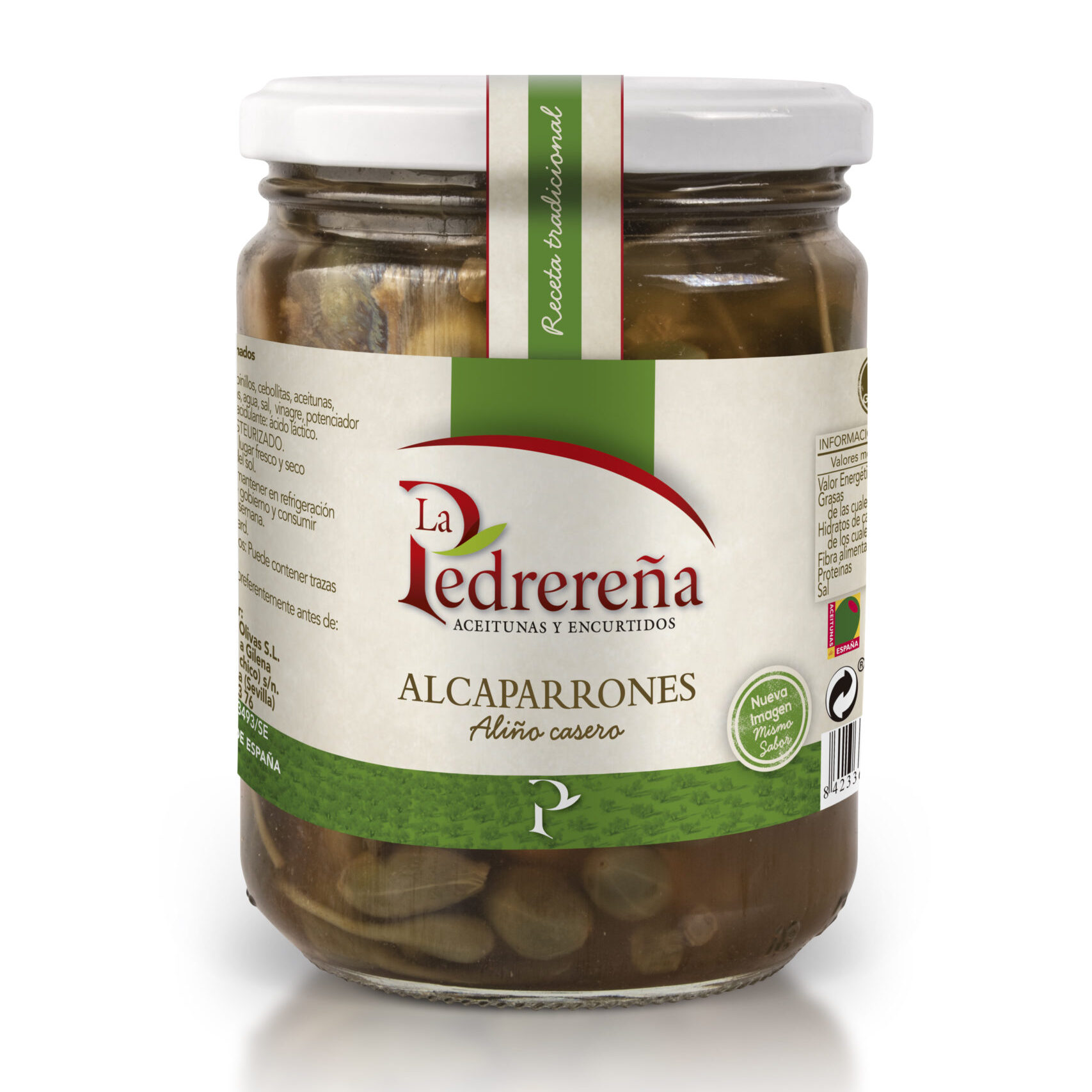 Alcaparrones Aliño Casero - Bote Cristal 250g