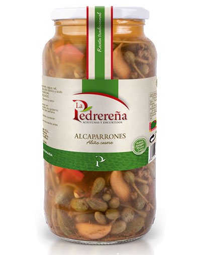 Alcaparrones Aliño Casero - Bote Cristal 550g